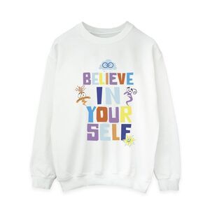 Inside Out 2 Womens/Ladies Believe In Yourself Sweatshirt / White